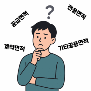 아파트 분양 시 전용면적과 공급면적 뭐가 다를까 image 아파트 분양 면적 종류를 고민하는 모습